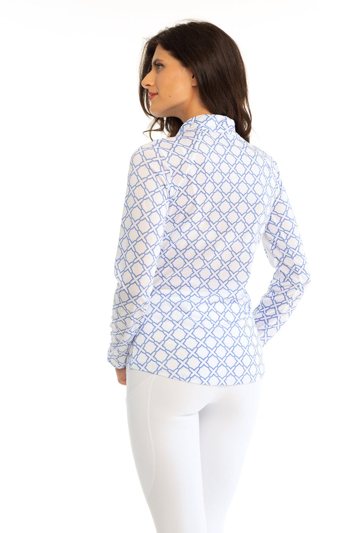 5 Star Long Sleeve Equestrian Show Shirt Printed