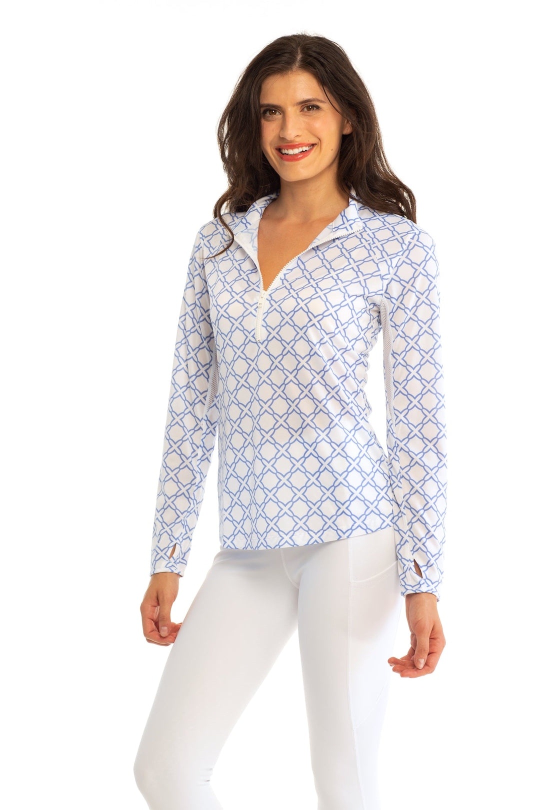 5 Star Long Sleeve Equestrian Show Shirt Printed