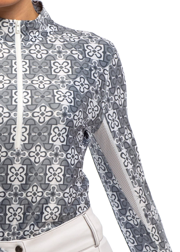 5 Star Long Sleeve Equestrian Show Shirt Printed