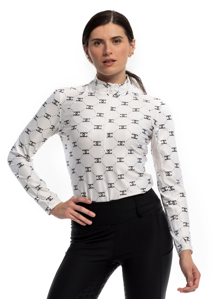5 Star Long Sleeve Equestrian Show Shirt Printed