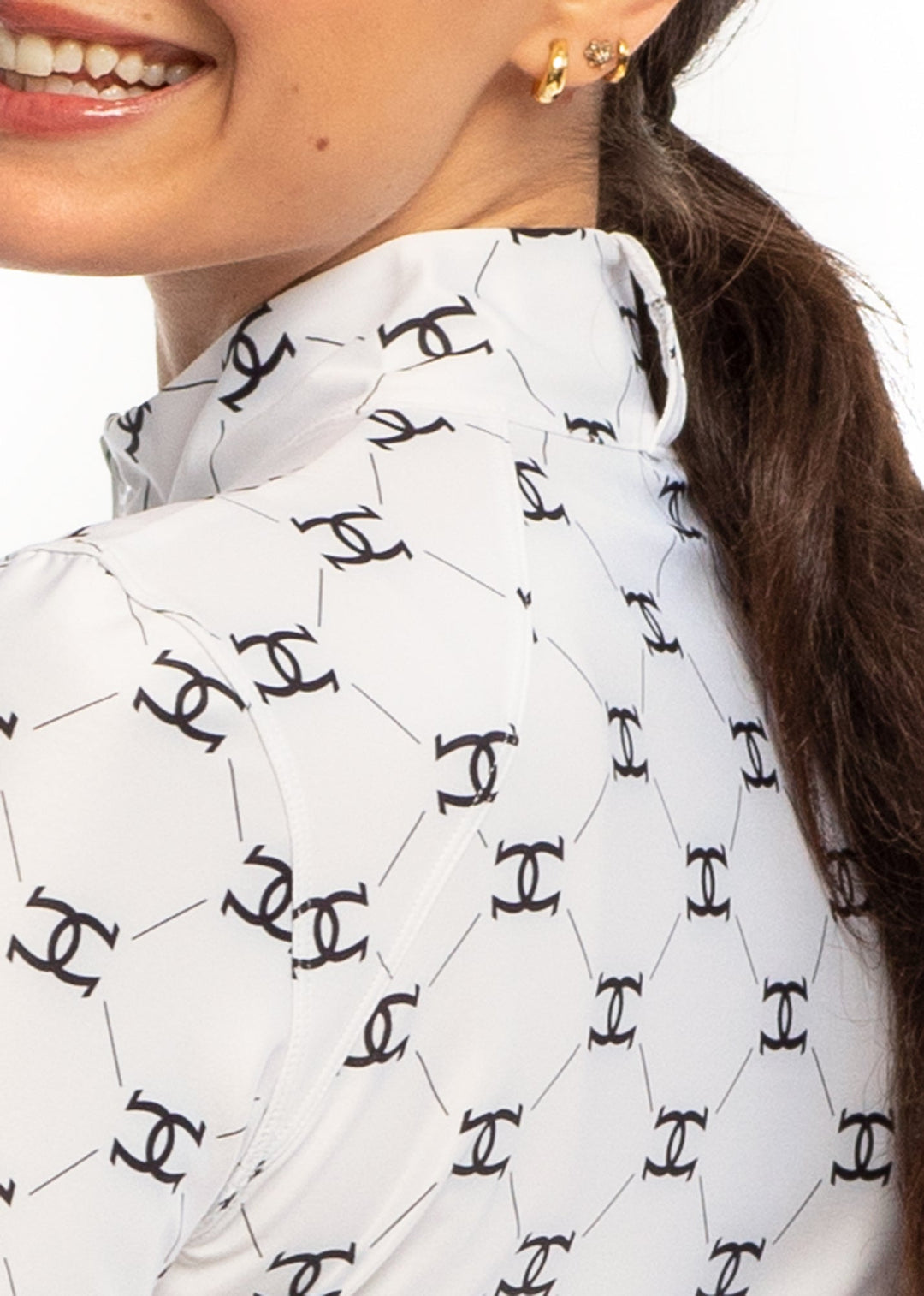 5 Star Long Sleeve Equestrian Show Shirt Printed