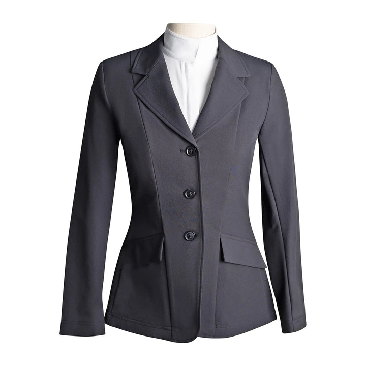 Ladies 3 Button Show Coat Black