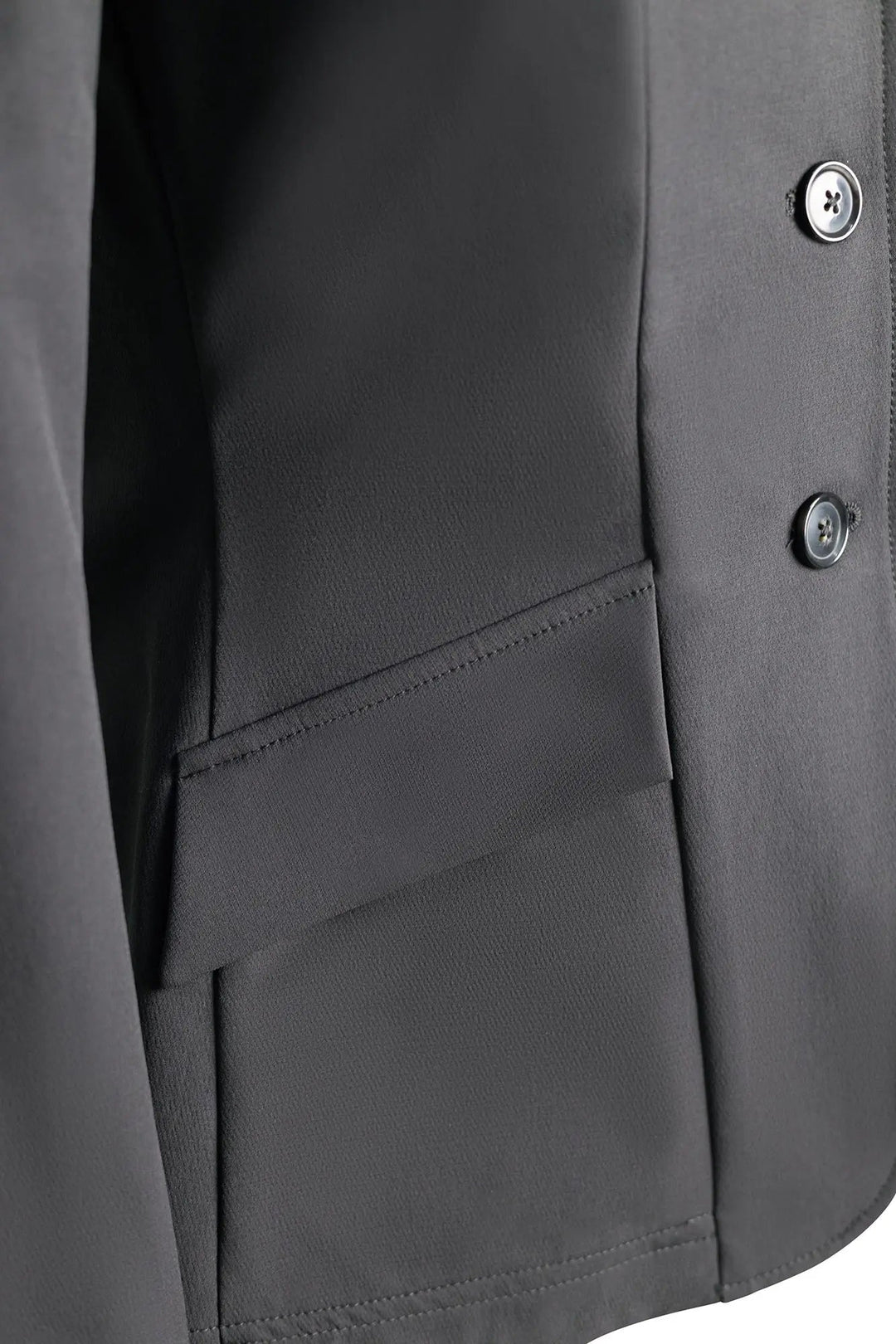 Ladies 3 Button Show Coat Black