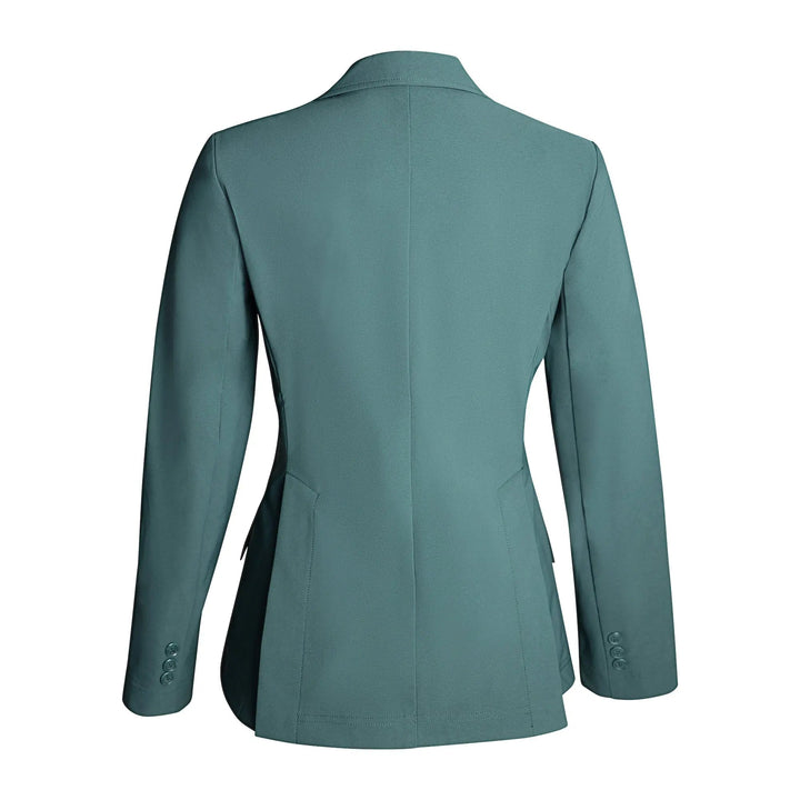 Ladies 3 Button Show Coat, NY Tech Fabric, New Green