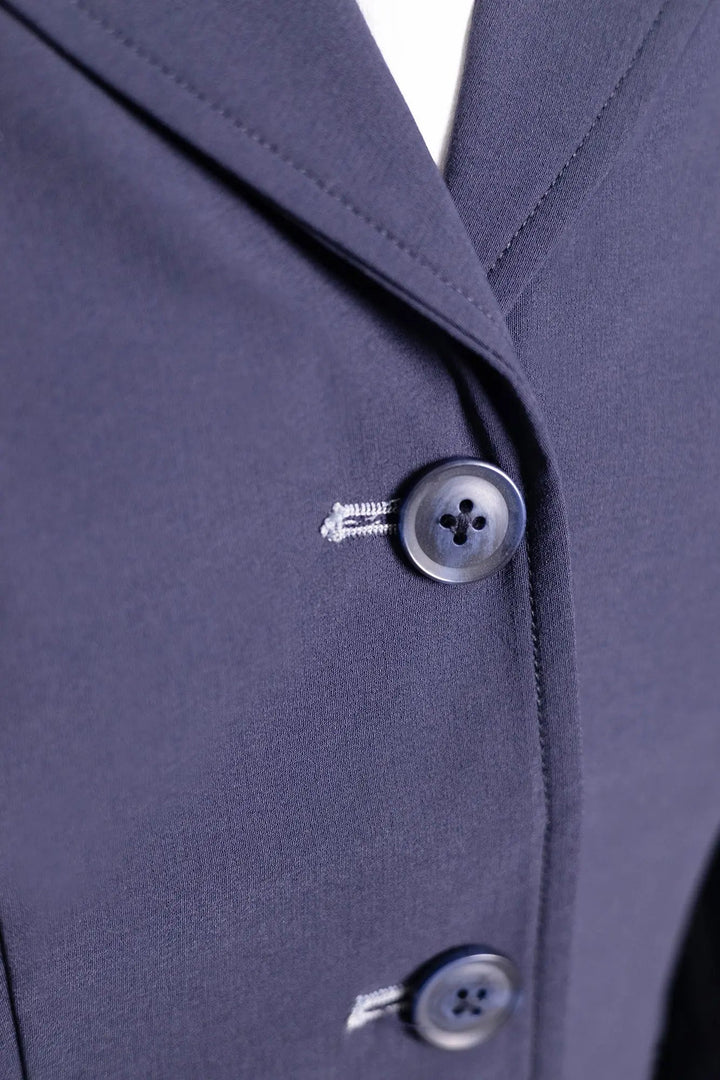 Show Coat, Navy with Cadet Blue Collar 3 Button
