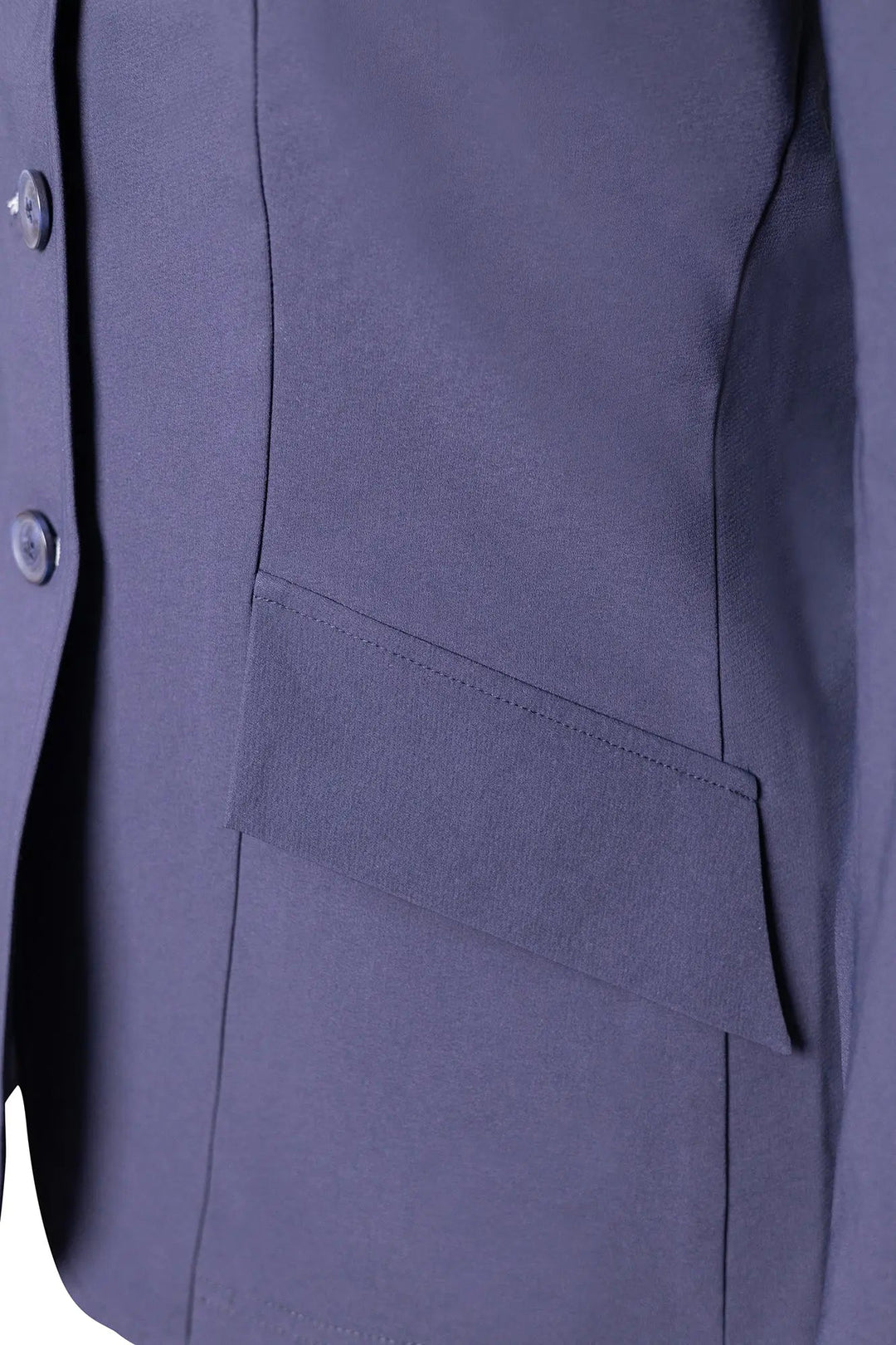 Show Coat, Navy with Cadet Blue Collar 3 Button