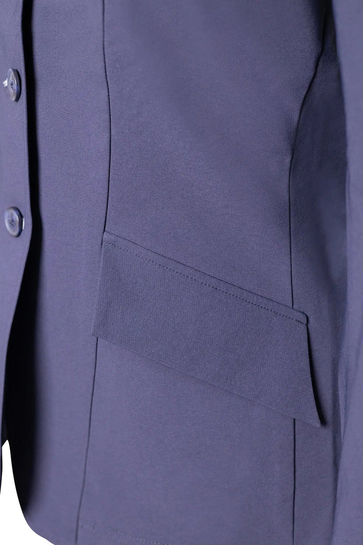 Show Coat, Navy with Cadet Blue Collar 3 Button
