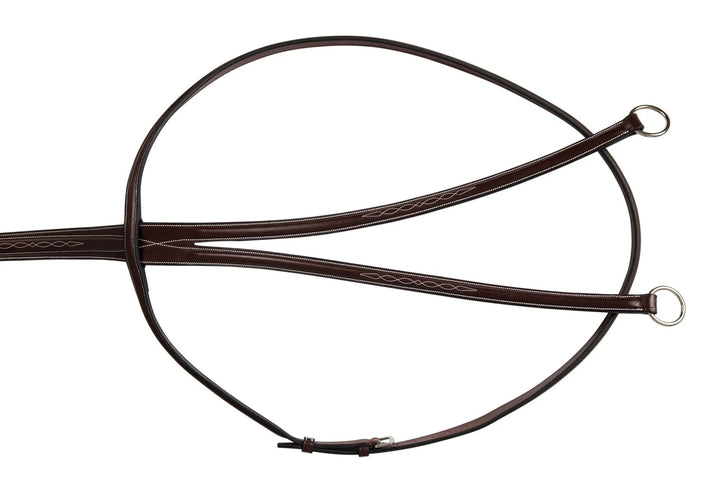 Equestrian Fancy Stitched Running Martingale, Cob size