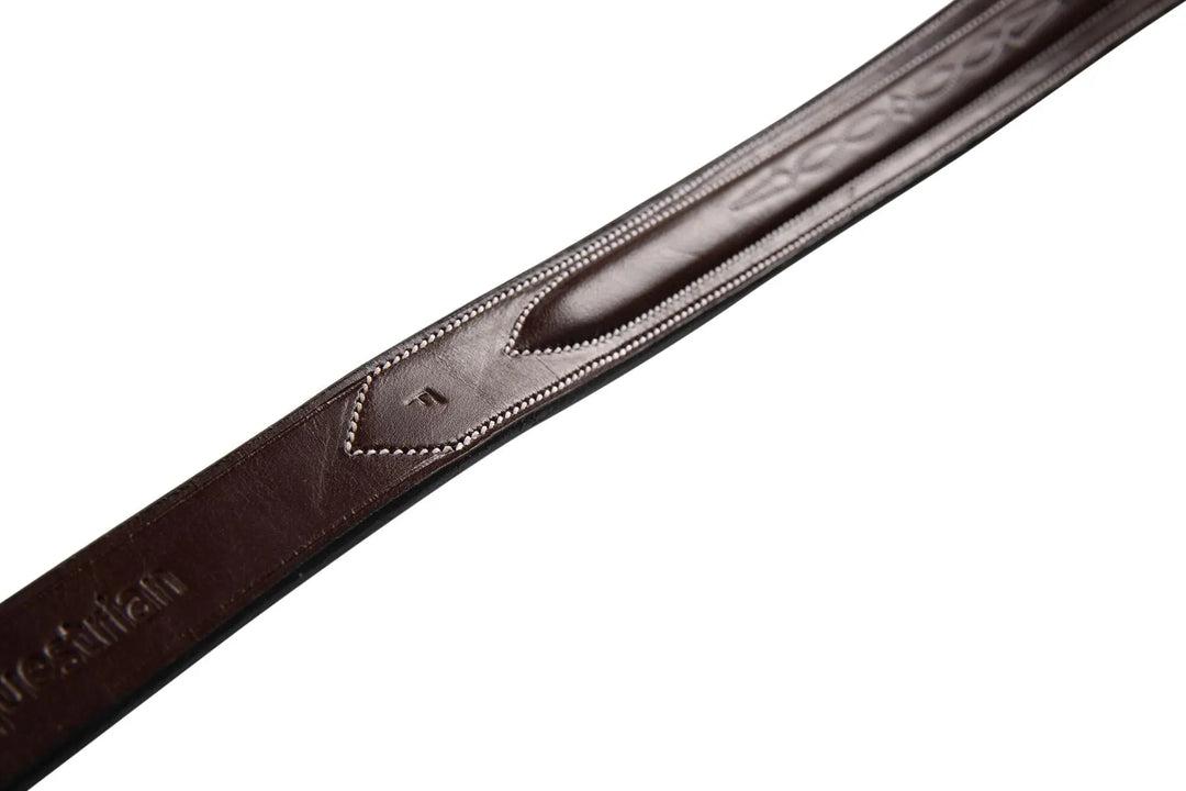 Equestrian Fancy Stitched Running Martingale, Cob size