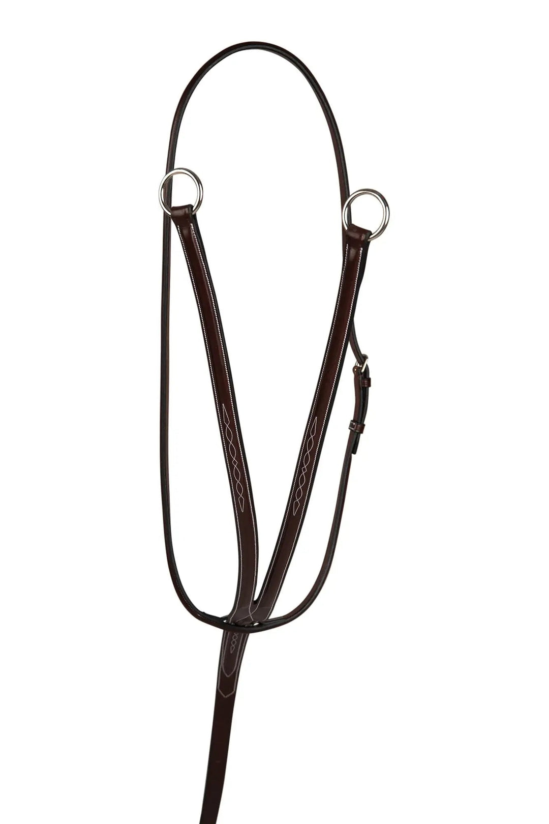 Equestrian Fancy Stitched Running Martingale, Cob size