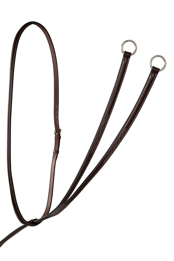 Equestrian Fancy Stitched Running Martingale, Cob size