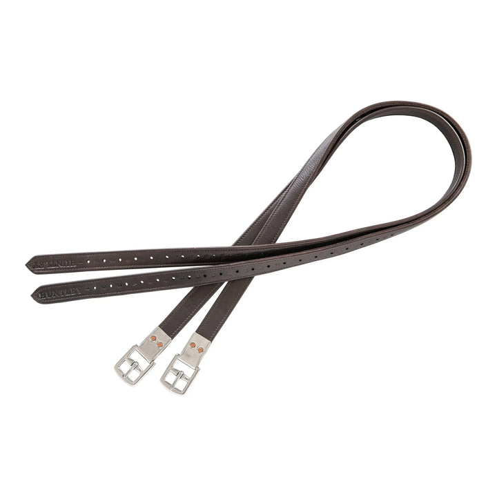 Leather Flat Buckle Stirrup Leathers