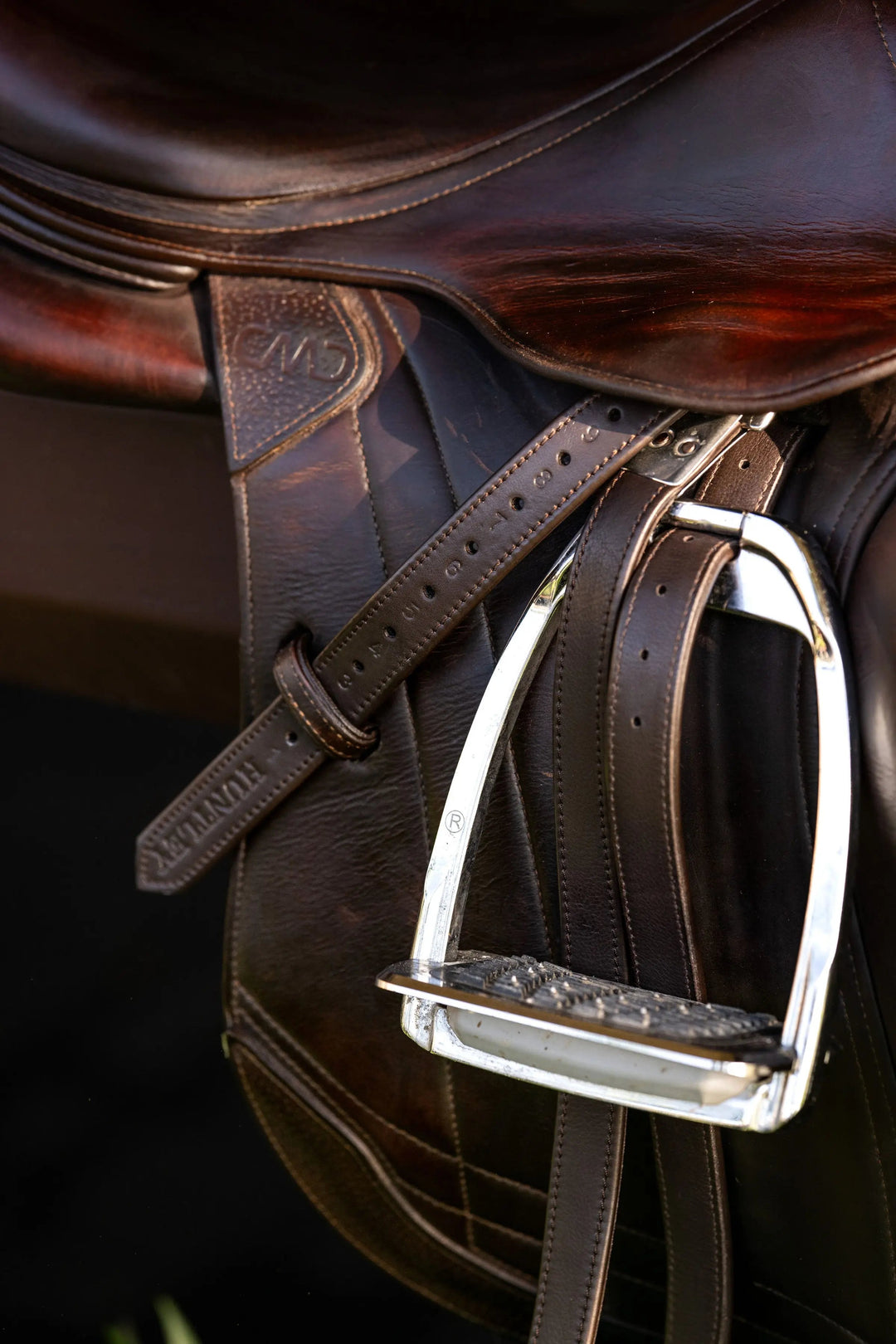 Leather Flat Buckle Stirrup Leathers