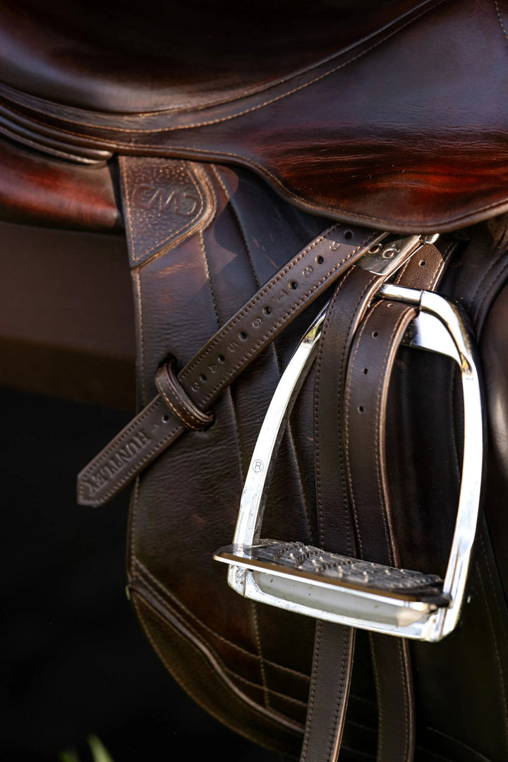 Leather Flat Buckle Stirrup Leathers