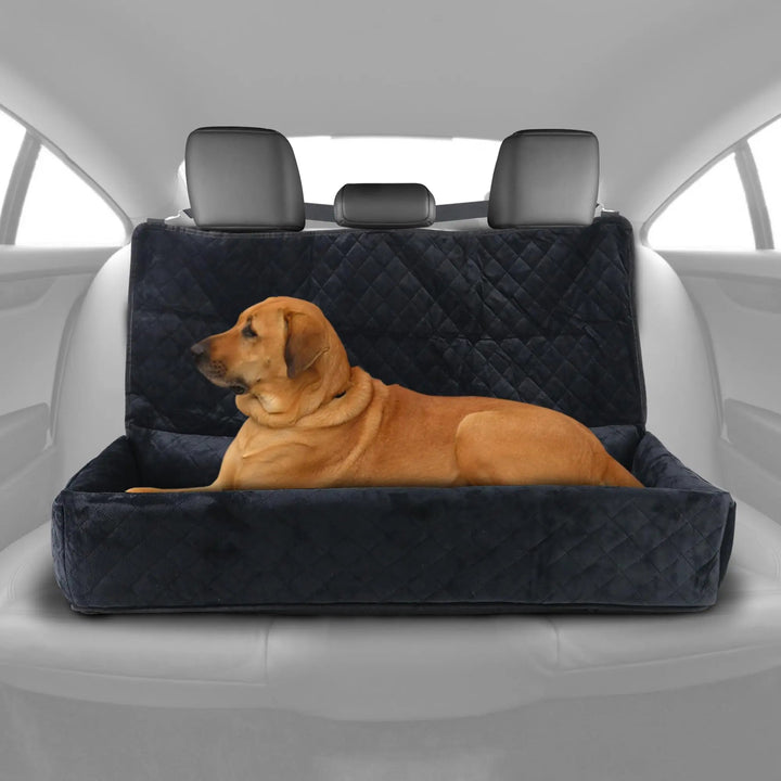 Pet Dog Car Seat for Large Dogs, Pet Booster Back Set Bed, Black