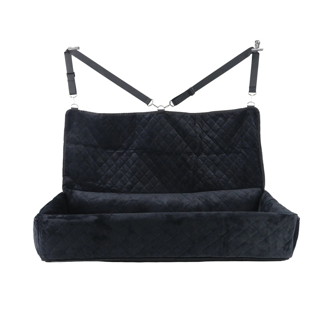 Pet Dog Car Seat for Large Dogs, Pet Booster Back Set Bed, Black