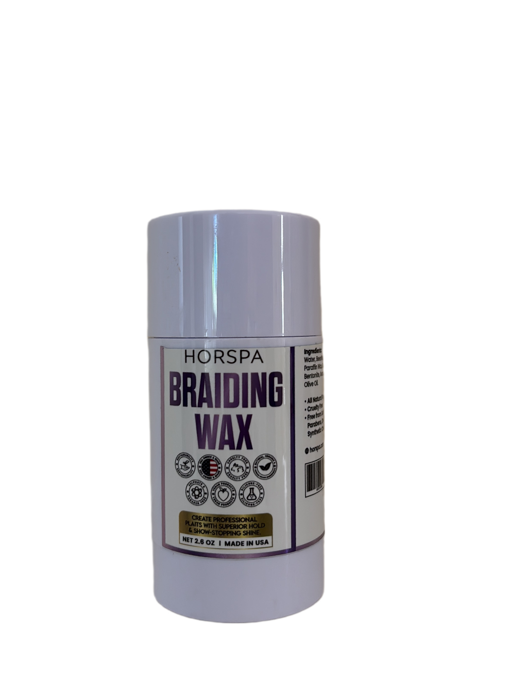 Horse Braiding and Plaiting Wax 2.6 oz