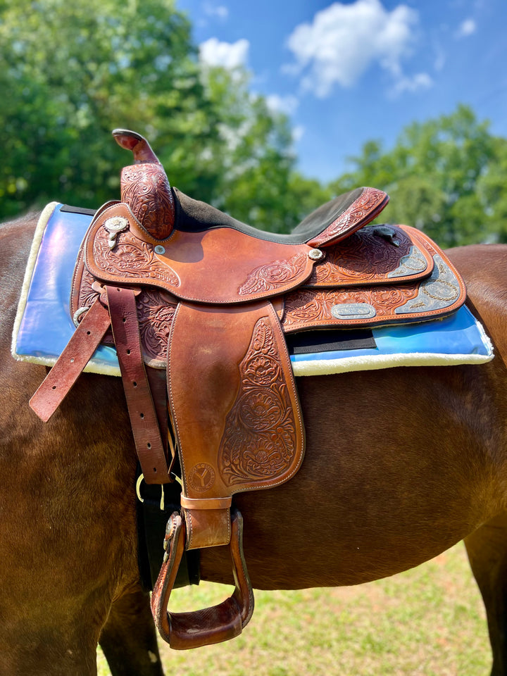 Azurine Western Saddle Pad