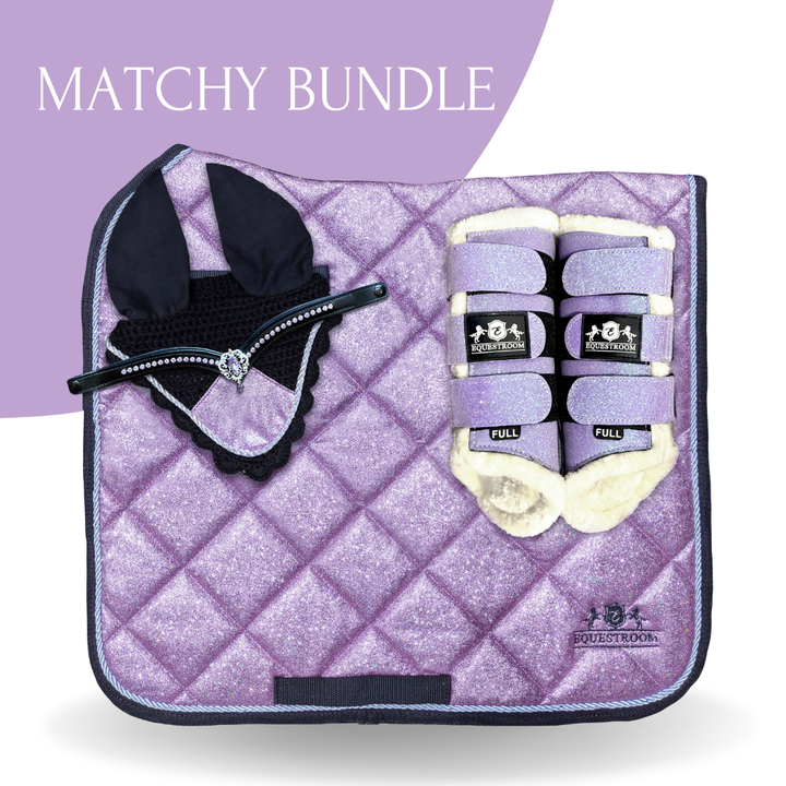 Lavender Saddle Pad Set