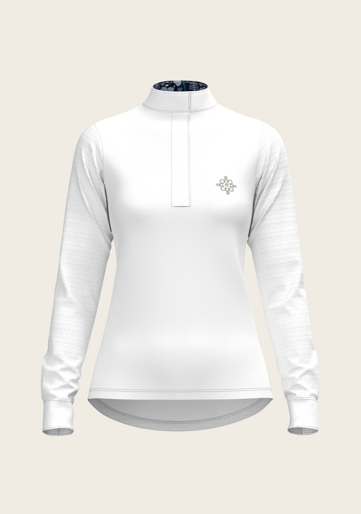  Espoir Crystal Detail Show Shirt – Refined Elegance with Technical Brilliance