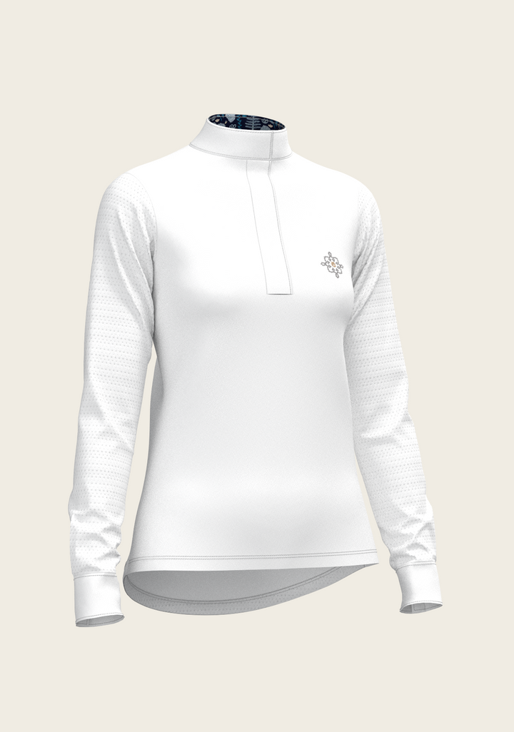  Espoir Crystal Detail Show Shirt – Refined Elegance with Technical Brilliance