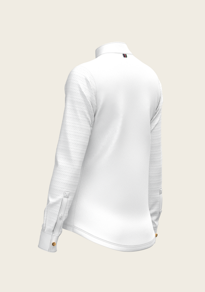  Espoir Crystal Detail Show Shirt – Refined Elegance with Technical Brilliance