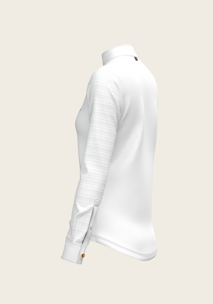  Espoir Crystal Detail Show Shirt – Refined Elegance with Technical Brilliance