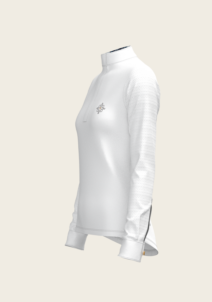  Espoir Crystal Detail Show Shirt – Refined Elegance with Technical Brilliance
