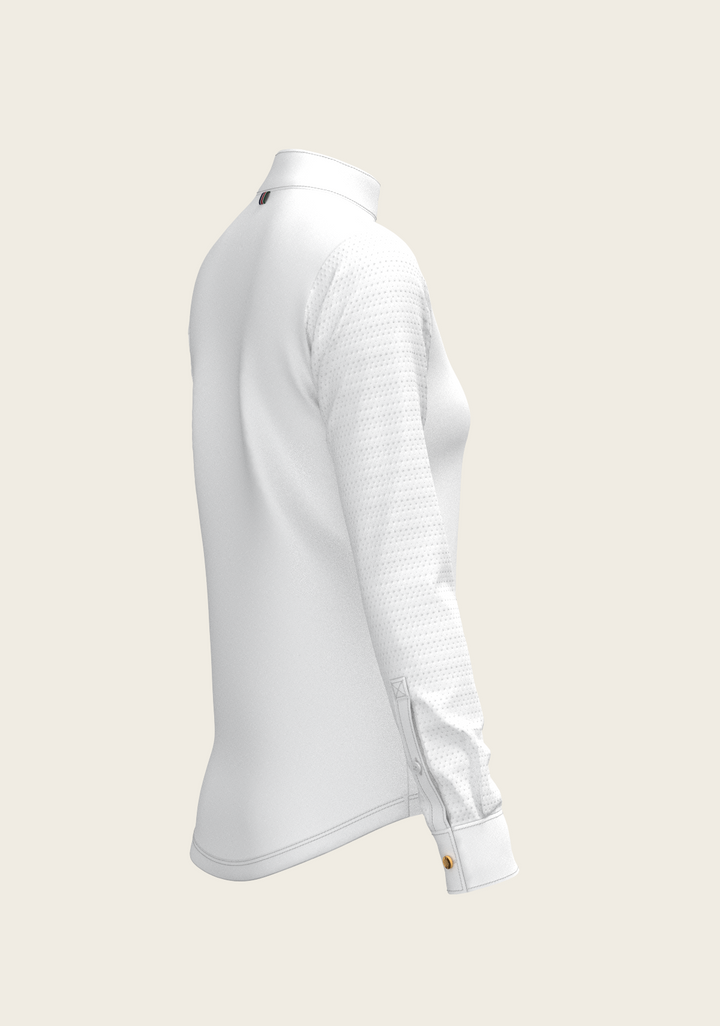  Espoir Crystal Detail Show Shirt – Refined Elegance with Technical Brilliance