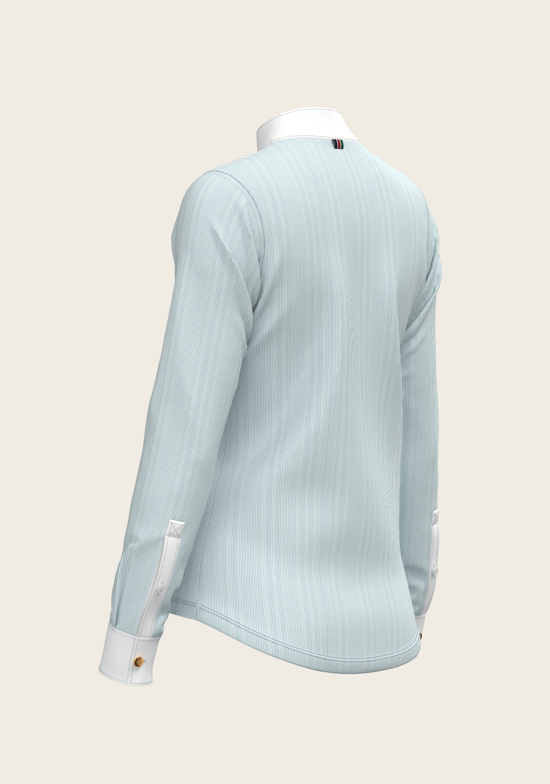  Stripes in Sky Espoir Moonstone Show Shirt – Elegant Form, Effortless Performance