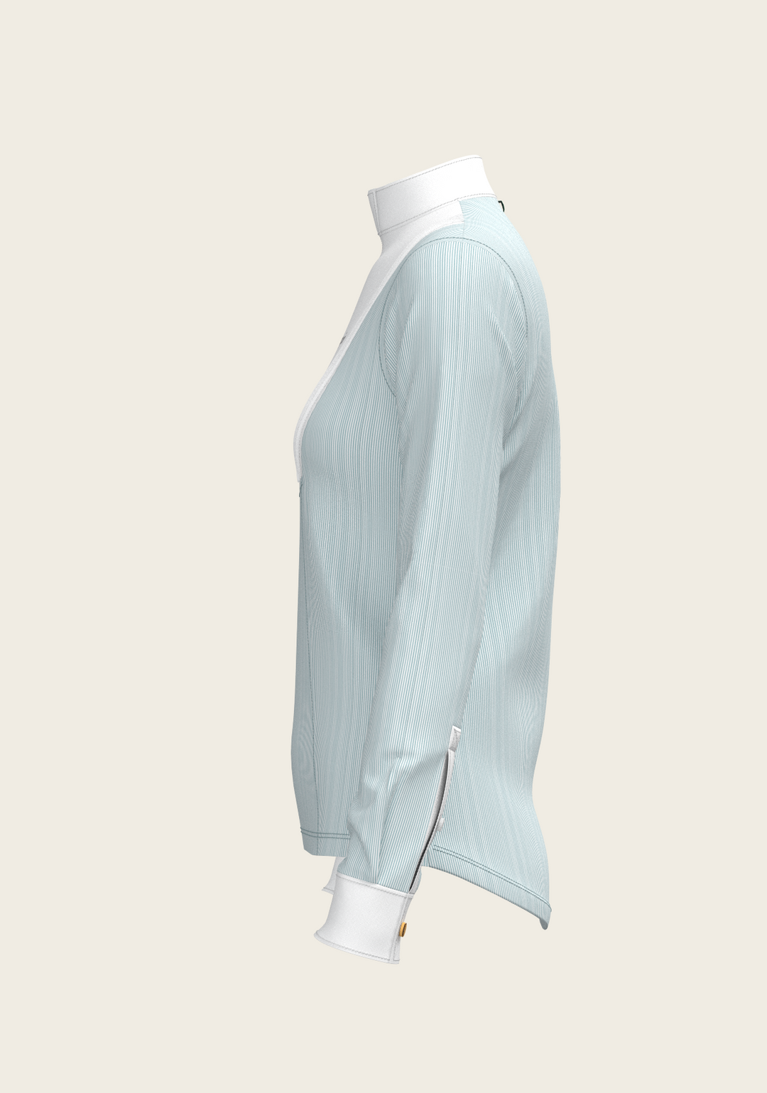  Stripes in Sky Espoir Moonstone Show Shirt – Elegant Form, Effortless Performance