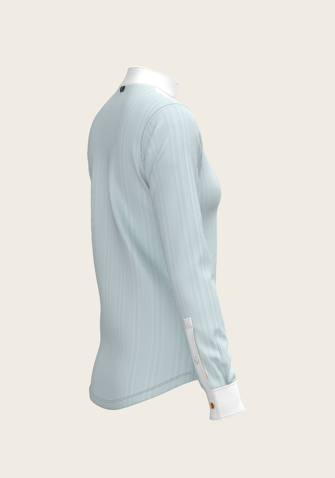  Stripes in Sky Espoir Moonstone Show Shirt – Elegant Form, Effortless Performance