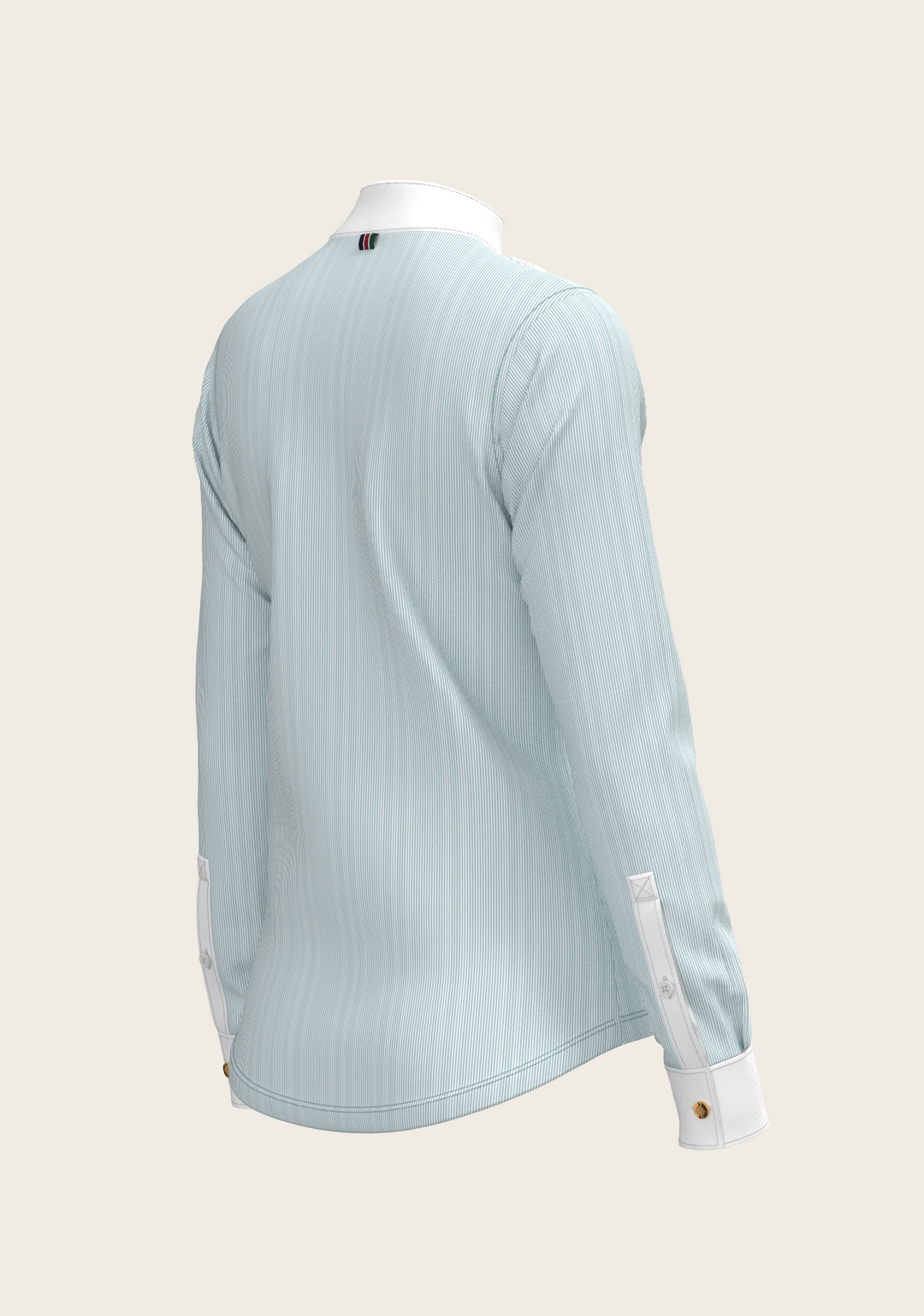  Stripes in Sky Espoir Moonstone Show Shirt – Elegant Form, Effortless Performance
