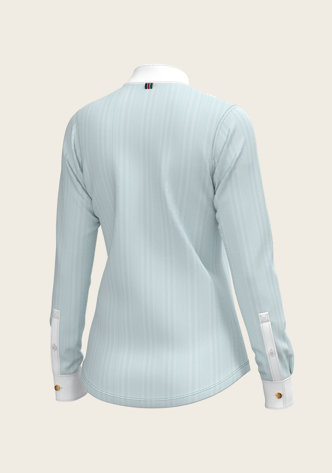  Stripes in Sky Espoir Moonstone Show Shirt – Elegant Form, Effortless Performance