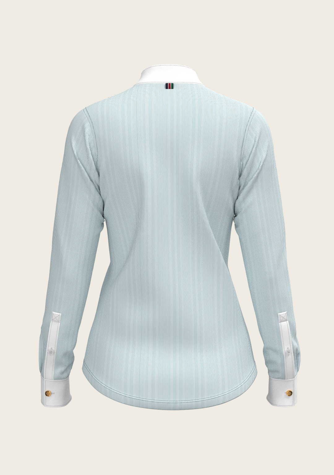  Stripes in Sky Espoir Moonstone Show Shirt – Elegant Form, Effortless Performance