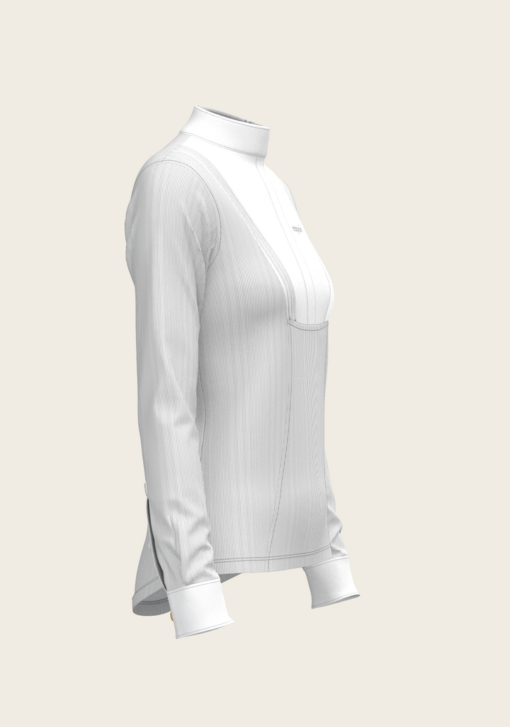 Espoir Signature Show Shirt – Elegant Technical Performance for the Arena