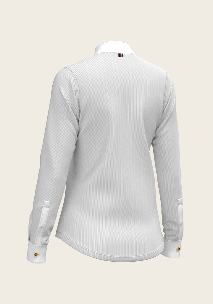 Espoir Signature Show Shirt – Elegant Technical Performance for the Arena