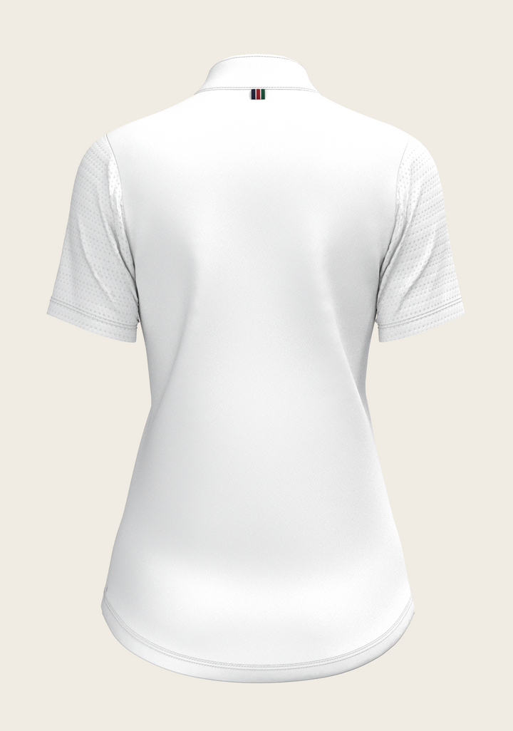 Espoir Swarovski Show Shirt – Timeless Elegance with Modern Performance Short Sleeve Show Shirt