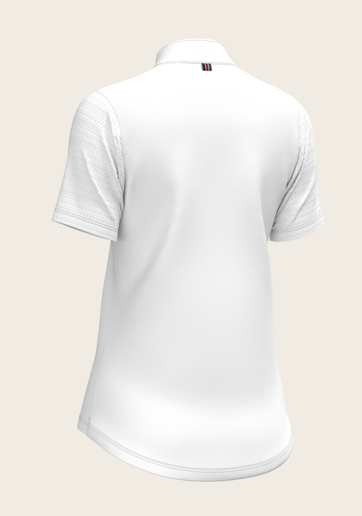 Espoir Swarovski Show Shirt – Timeless Elegance with Modern Performance Short Sleeve Show Shirt