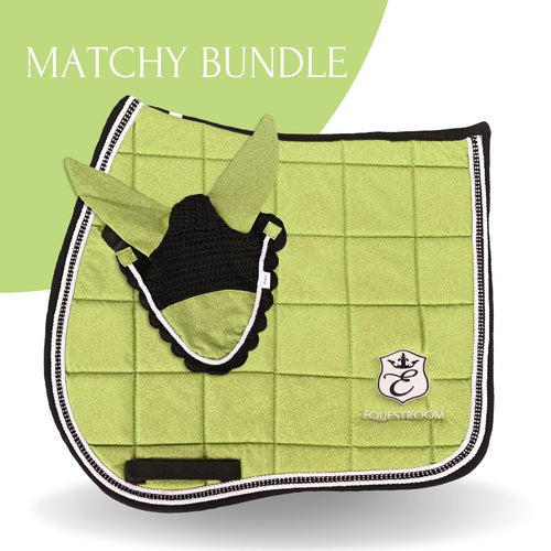 Lemongrass Saddle Pad Set