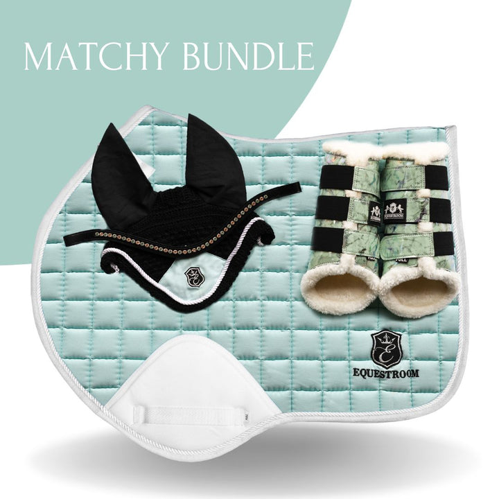 Mint Green Saddle Pad Set