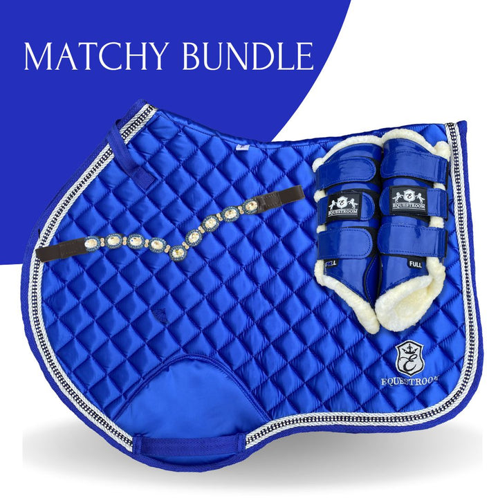 Majorelle Blue Saddle Pad Set