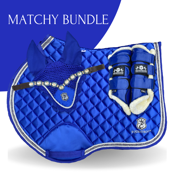 【希少‼】SOFFATTI Professionale SADDLE ブルー Majorelle Blue Saddle Pad Set – Equestroom