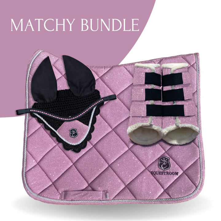 Pink Mist Saddle Pad Set