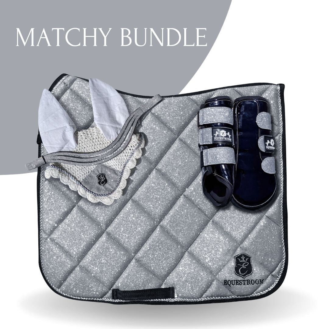 Royal Silver Saddle Pad Set