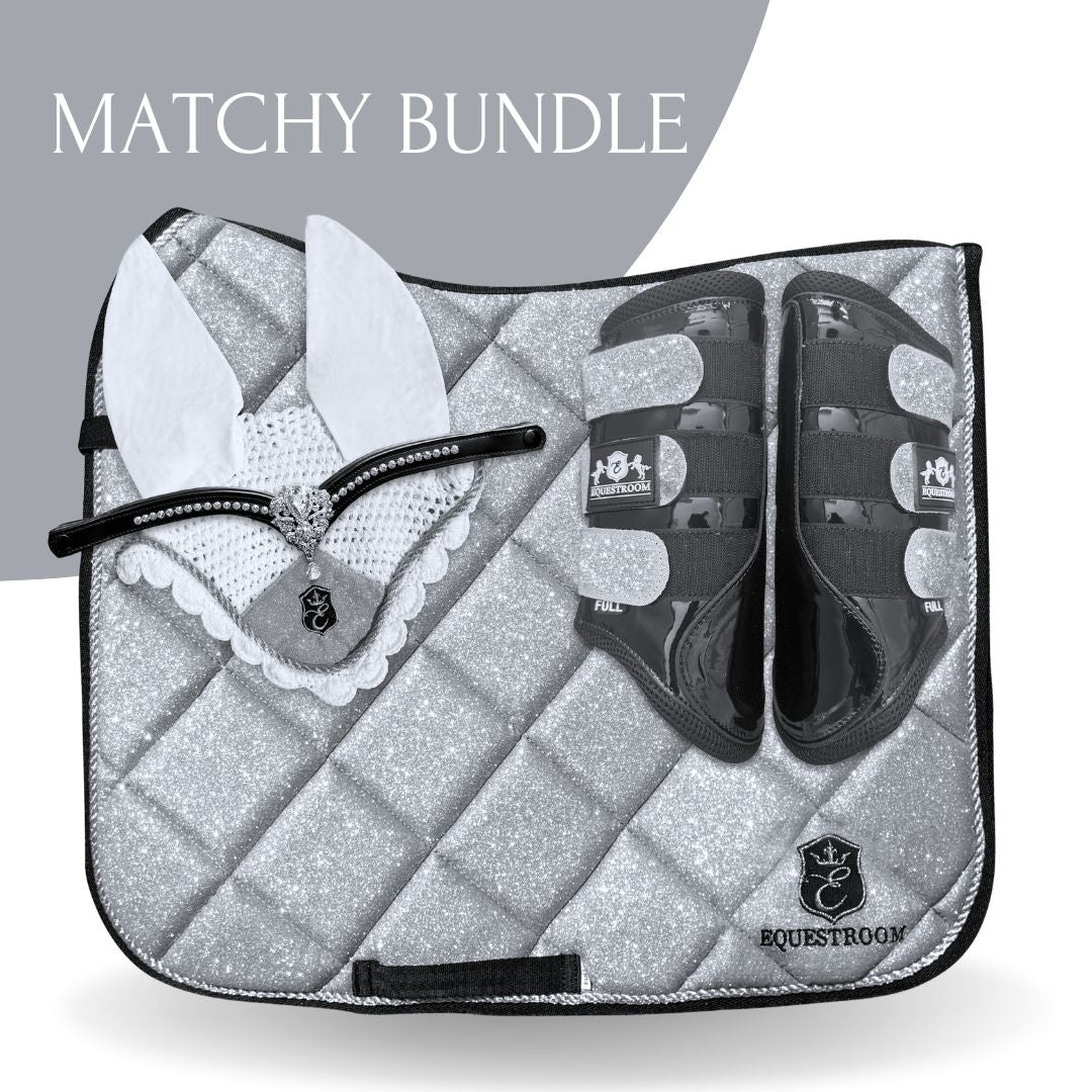 Royal Silver Saddle Pad Set