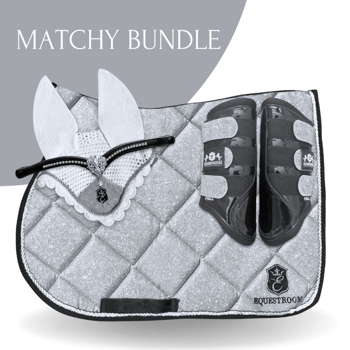 Royal Silver Saddle Pad Set