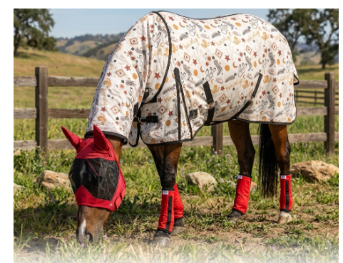 Equestroom Coordinated Horse Fly Mask - Professional Series