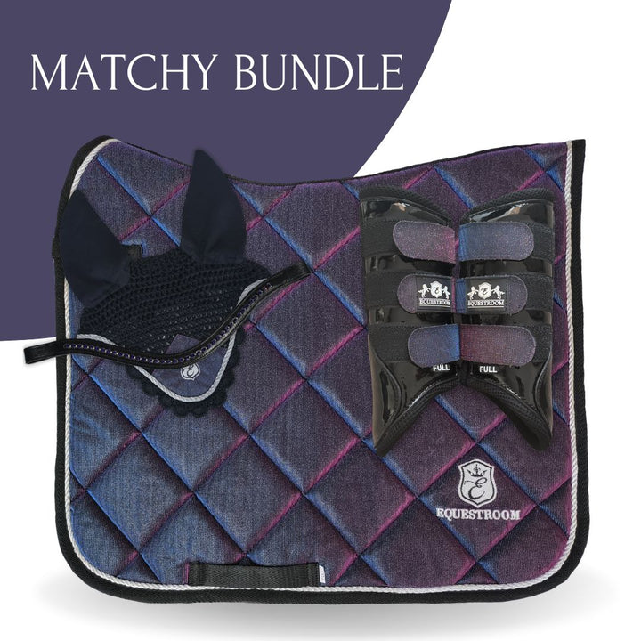 Ultraviolet Saddle Pad Set