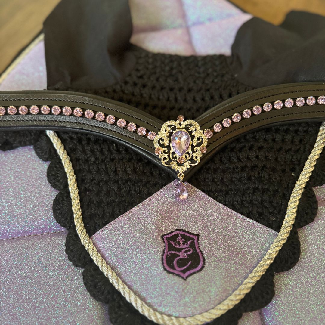 Lavender Ultra Bling Horse Browband
